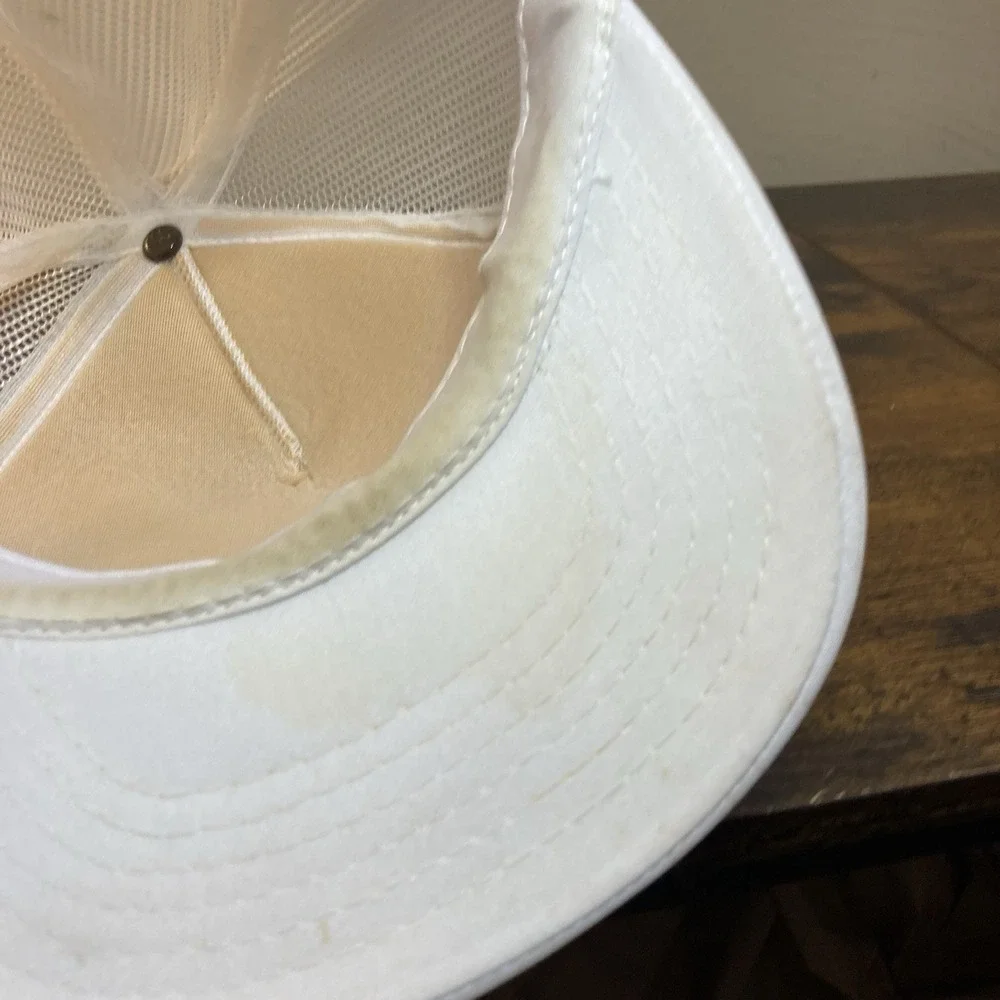 Beavers Bend Marina Oklahoma Vtg 80s Fishing Trucker Foam Snapback Hat OSFM‎
